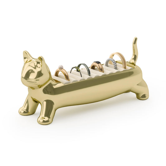Umbra Cat Ring Holder, Brass