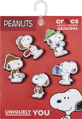 Crocs Jibbitz 5 Pack Peanuts Snoopy Shoe Charms | Jibbitz for Crocs