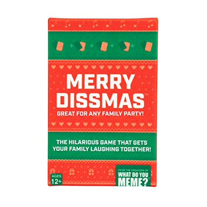 WHAT DO YOU MEME? Merry Dissmas – The Hilarious Family Holiday Party Game Family