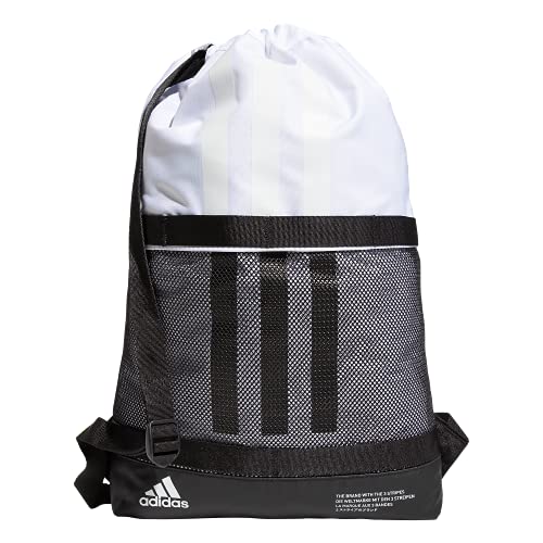 adidas Amplifier II Blocked Sackpack, White/Black