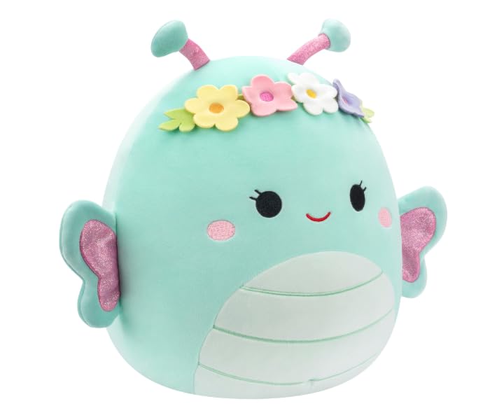 Squishmallows 3.5" Easter Clip-On Reina the Butterfly