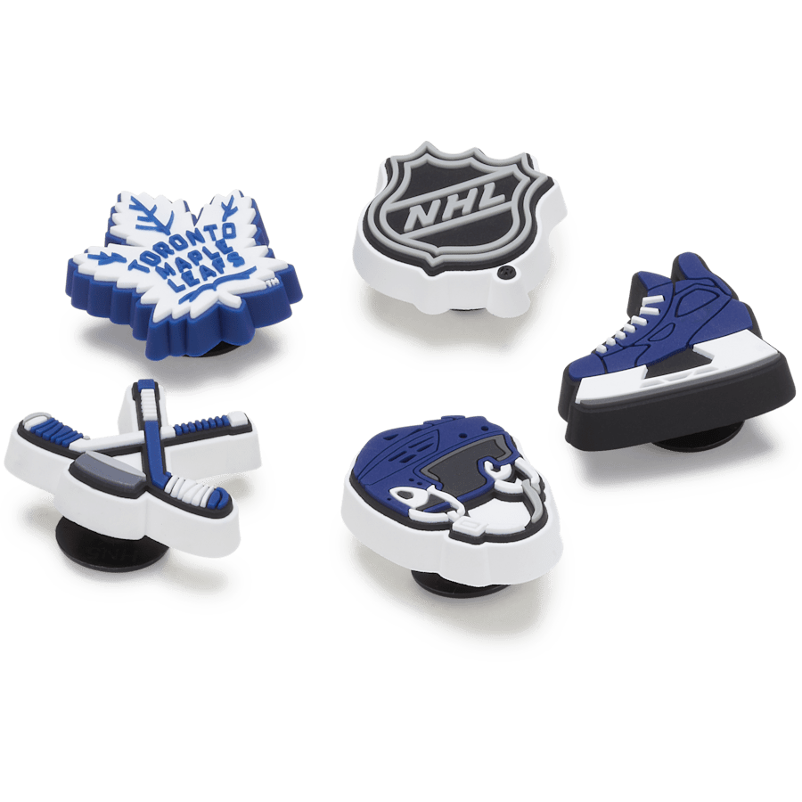 Crocs Jibbitz NHL Toronto Maple Leafs 5-Pack Shoe Charms | Jibbitz for Crocs