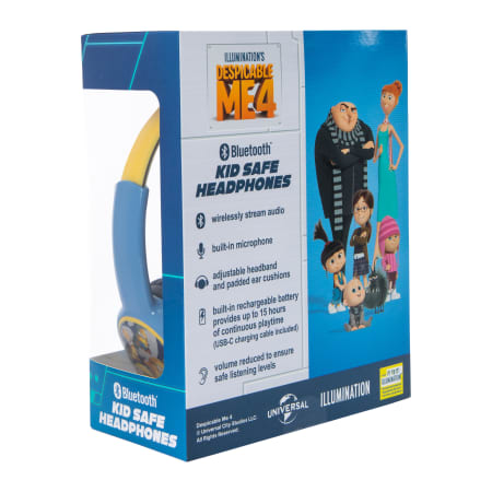 Illumination's Despicable Me 4 Bluetooth® Kid-Safe Headphones With Mic