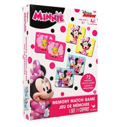 Disney Minnie Mouse Memory Matching Game - 72 Memory Cards