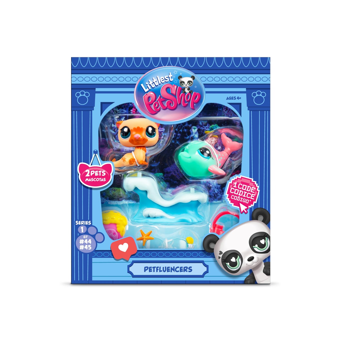 Littlest Pet Shop 2-Pack Series 1 Petfluencers (One Random Assortment)