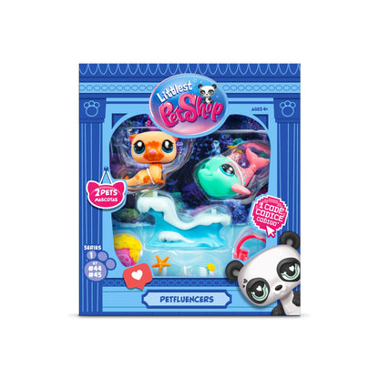 Littlest Pet Shop 2-Pack Series 1 Petfluencers (One Random Assortment)