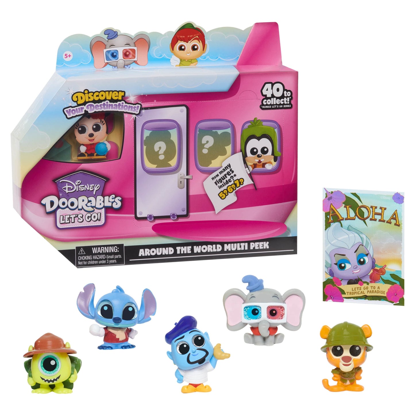 Disney Doorables Let's Go! Discover Your Destination Mini Collectible Figures
