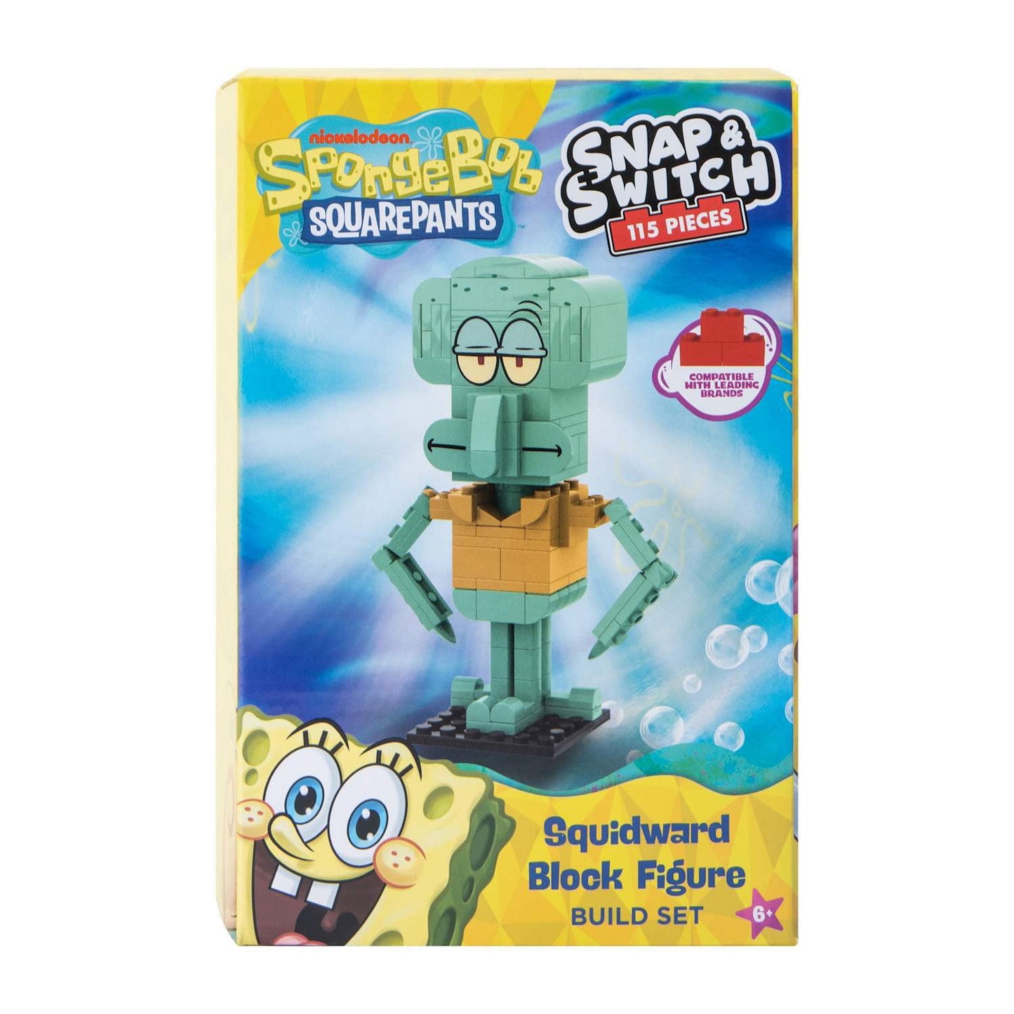Well Played Toys SpongeBob SquarePants Snap & Switch Squidward Build Set