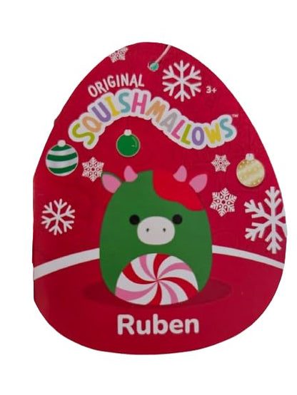 Squishmallows Ruben 4.5-inch Christmas Collectible Squishy