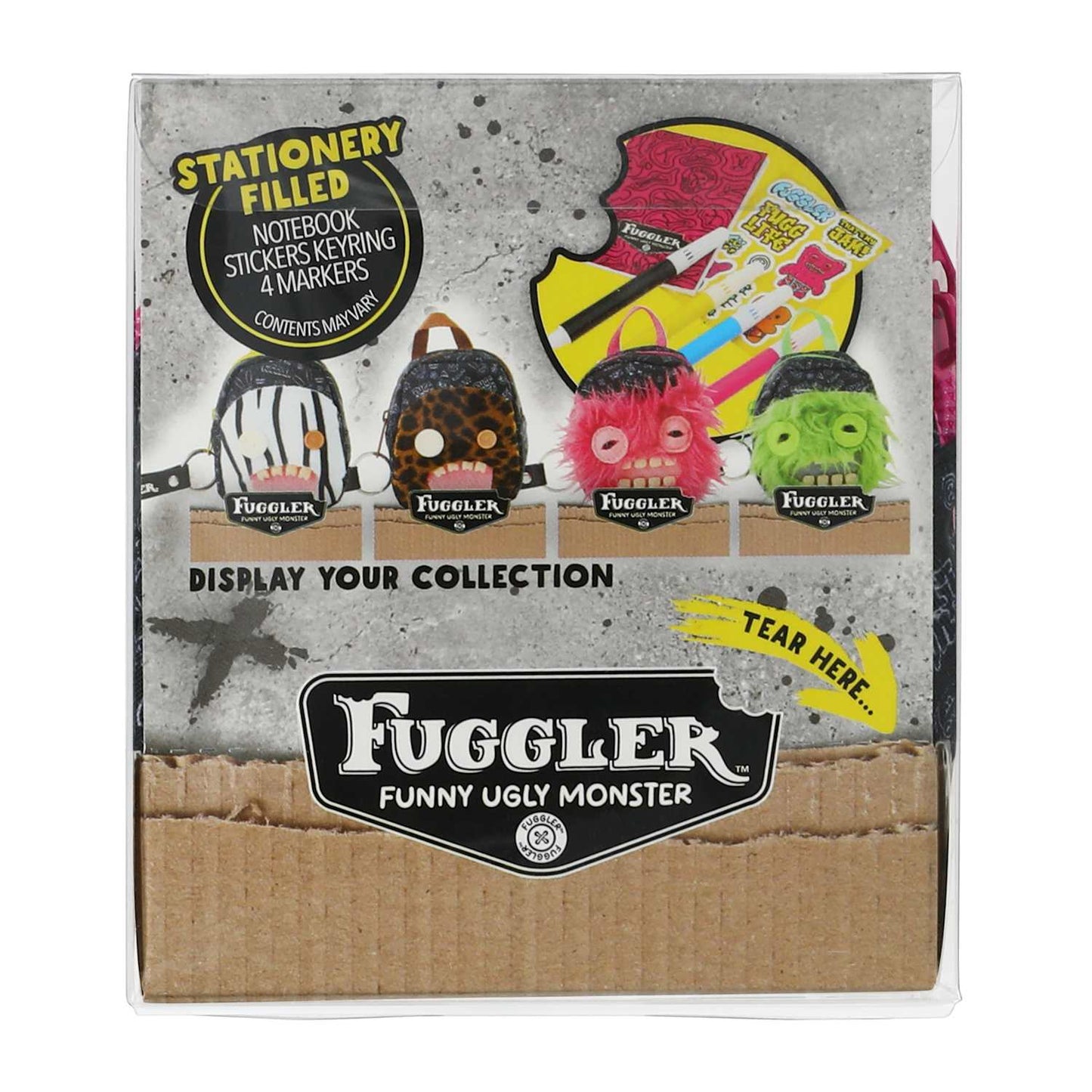 Fuggler Pink Mini Backpack [Notebook, Stickers, Keyring & Markers]