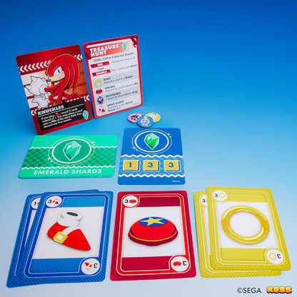 Sonic Speed Battle - The Super Sonic Card Game, 1 Deck-3 Games, 2-4 Players