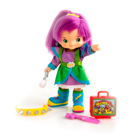 Rainbow Brite 5.5-inch Stormy Poseable Fashion Doll with 4 Surprise Reveal Accessories
