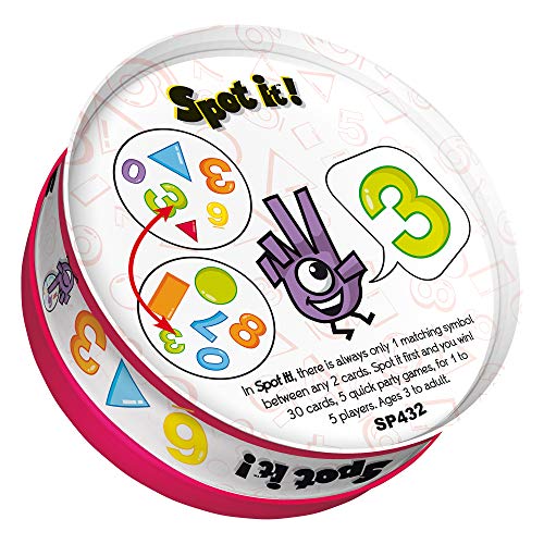 Zygomatic Spot It! 123 Card Game