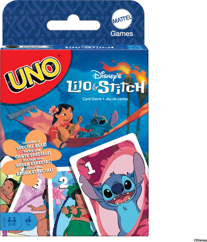 UNO Disney’s Lilo and Stitch Card Game for Kids & Family Night