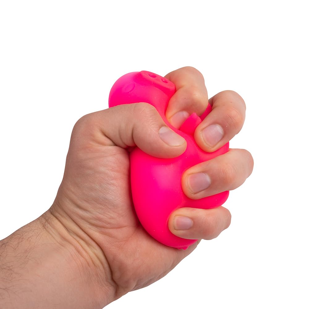 NeeDoh Dig' It Pig Stress Ball, Squeeze and Squish Ball Fidget Toy, 1 Random Color
