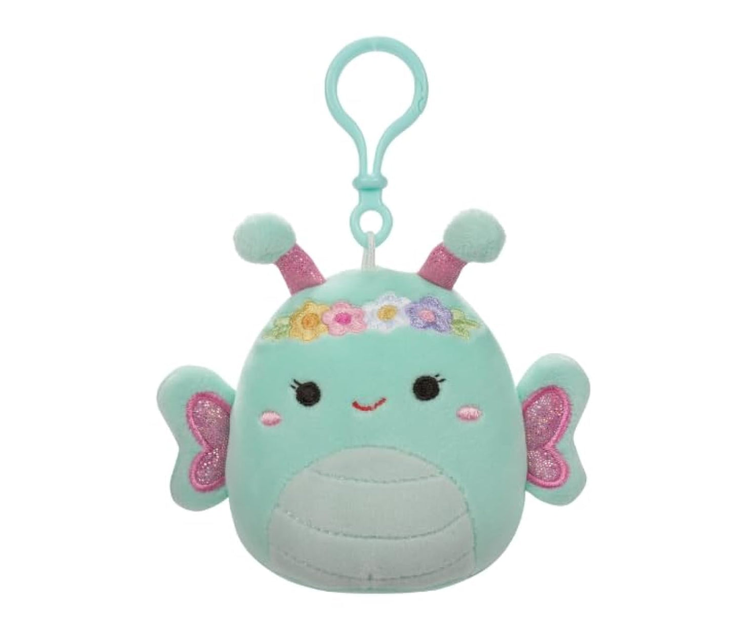 Squishmallows 3.5" Easter Clip-On Reina the Butterfly