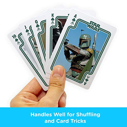 AQUARIUS Star Wars Playing Cards - Boba Fett Themed Deck of Cards