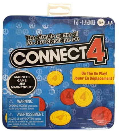 Just Play Travel Games Bundle Tin 4-Pack: Candy Land, Chutes and Ladders, Guess Who? and Connect 4