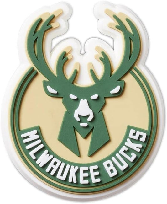 Crocs NBA Milwaukee Bucks Shoe Charm | Jibbitz for Crocs