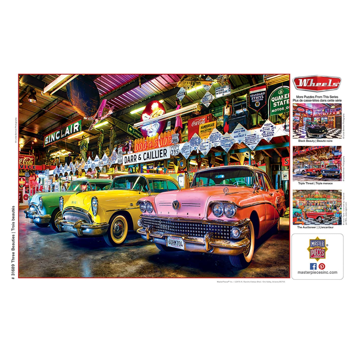 MasterPieces Three Beauties 750 Piece Jigsaw Puzzle - 18" x 24"