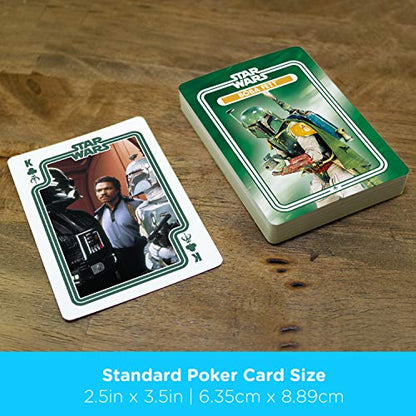 AQUARIUS Star Wars Playing Cards - Boba Fett Themed Deck of Cards