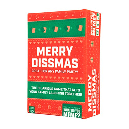 WHAT DO YOU MEME? Merry Dissmas – The Hilarious Family Holiday Party Game Family