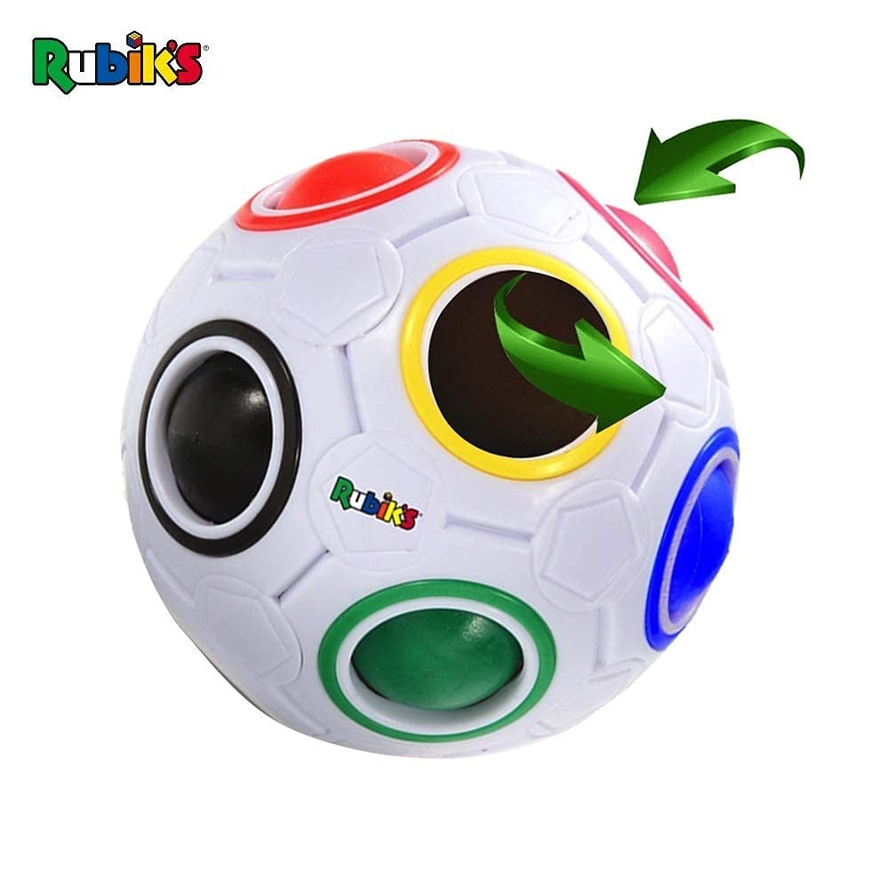 Rubik's Cube Rainbow Ball Fidget Toy, 1 random color