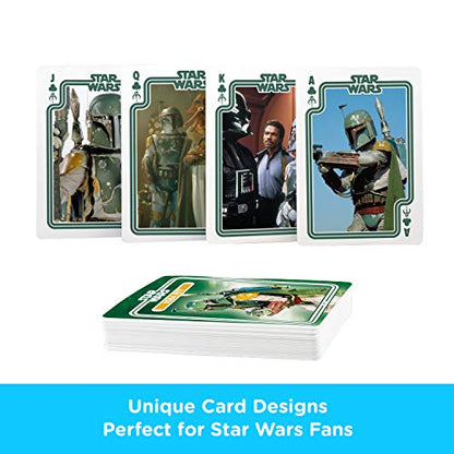 AQUARIUS Star Wars Playing Cards - Boba Fett Themed Deck of Cards