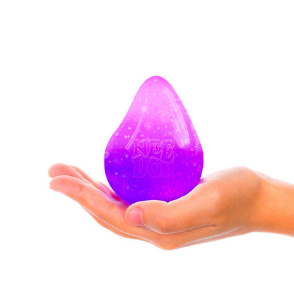 Schylling NeeDoh Galactic Dream Drop | Sparkle Waterdrop Sensory Stress Fidget, 1 Random Color