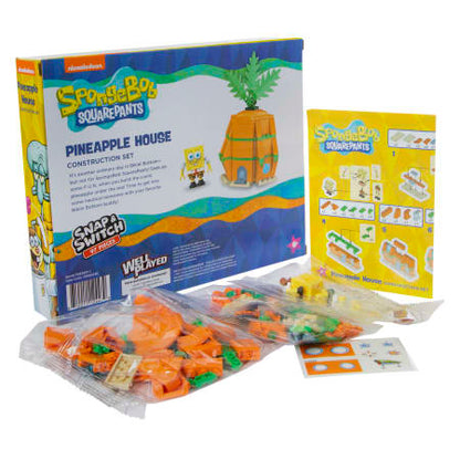 SpongeBob SquarePants Pineapple House Snap & Switch Construction Set, 97 pieces