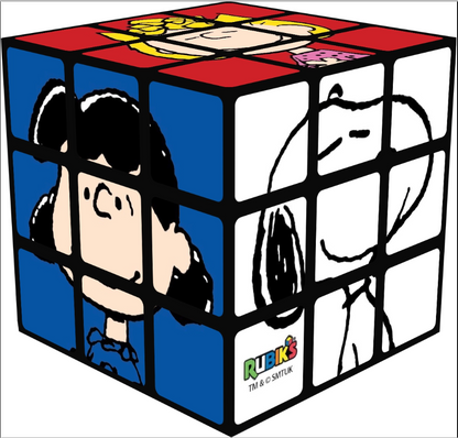 Rubiks Cube Peanuts Classic Characters Themed 3x3 Speed Cube
