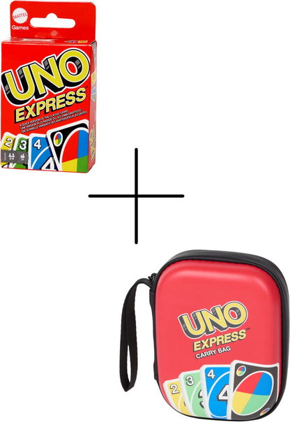 UNO Express Card Game and Travel Case