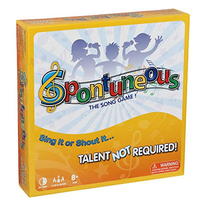 Spontuneous - The Song Game - Sing It or Shout It - Talent NOT Required - Family Party Board Game…