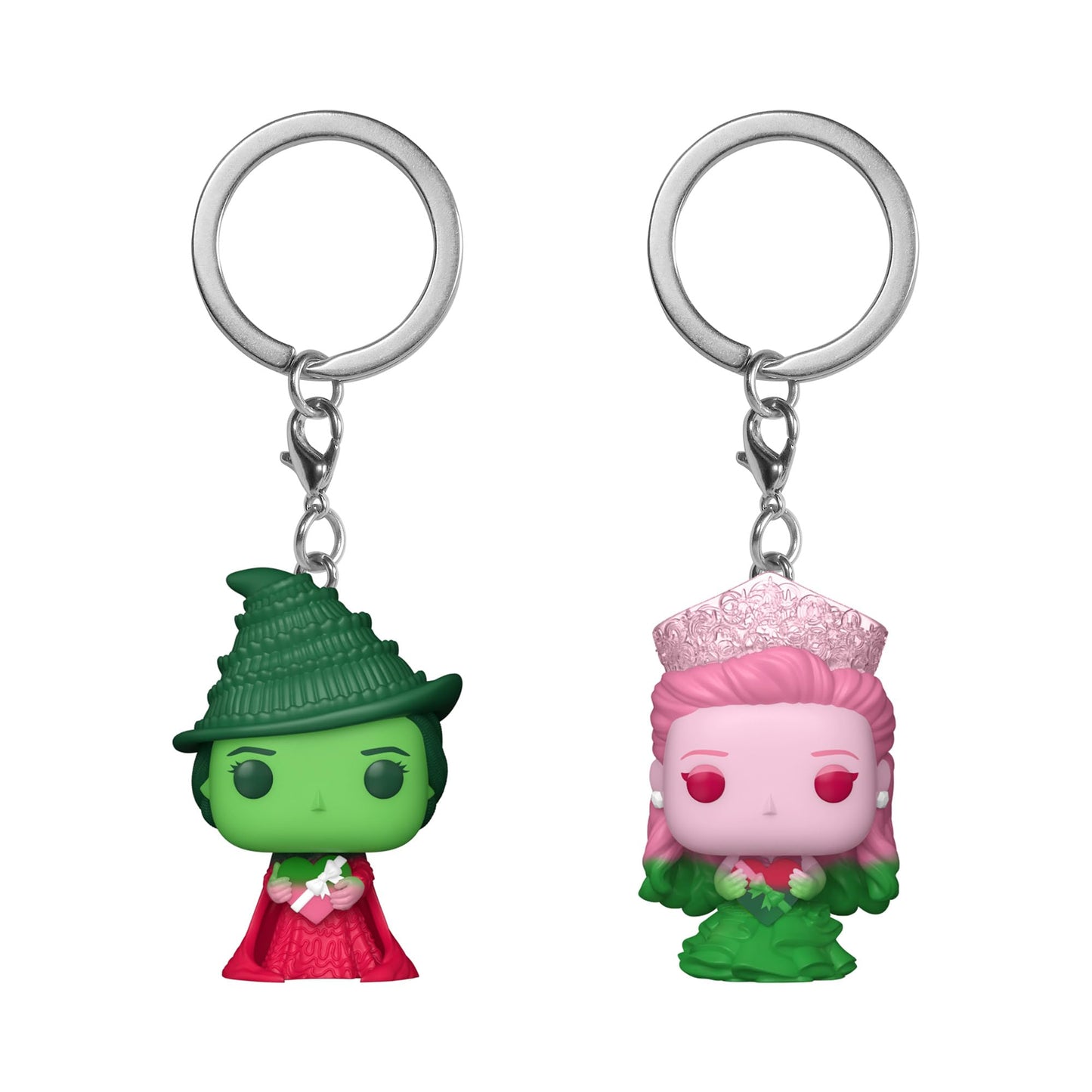 Funko Pop! Keychain: Wicked 2-Pack Glinda & Elphaba - Ombre Novelty Keyring