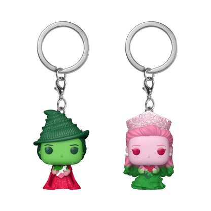 Funko Pop! Keychain: Wicked 2-Pack Glinda & Elphaba - Ombre Novelty Keyring