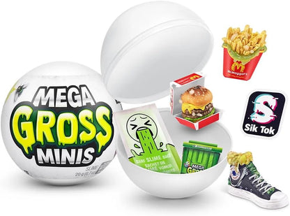 Zuru 5 Surprise Mini Brands Mega Gross Minis Mystery Set - 3 Pack Surprise Mini Gross Mystery Bundle
