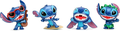 Jada Disney Stitch Metalfigs 4-Pack Die-Cast Figures, 2.5-inch Scale