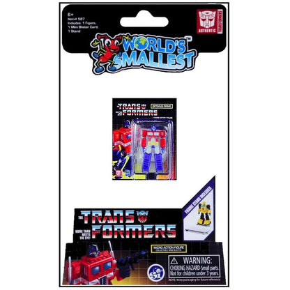 World's Smallest Transformers Bundle Set of 3 Mini Figures - Optimus Prime - Bumblebee - Starscream