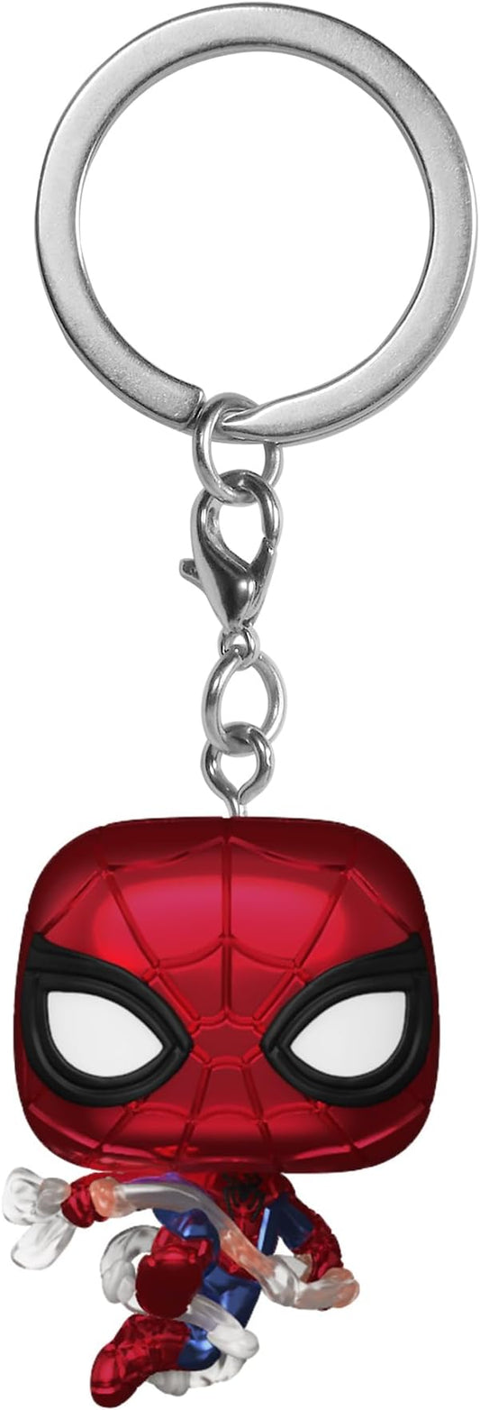 Funko Pop! Keychain: Marvel Spider-Man Brand New Day - Spider-Man Metallic Keyring
