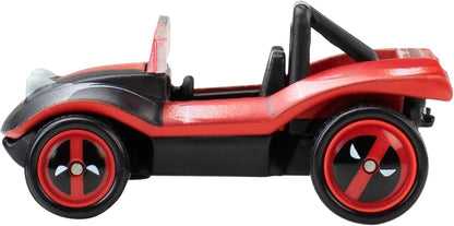 Mattel Hot Wheels 1:64 Scale Premium Pop Culture Spider Mobile Deadpool Buggy Die-Cast Vehicle