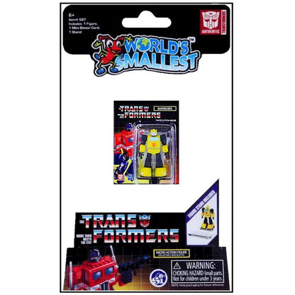 World's Smallest Transformers Bundle Set of 3 Mini Figures - Optimus Prime - Bumblebee - Starscream