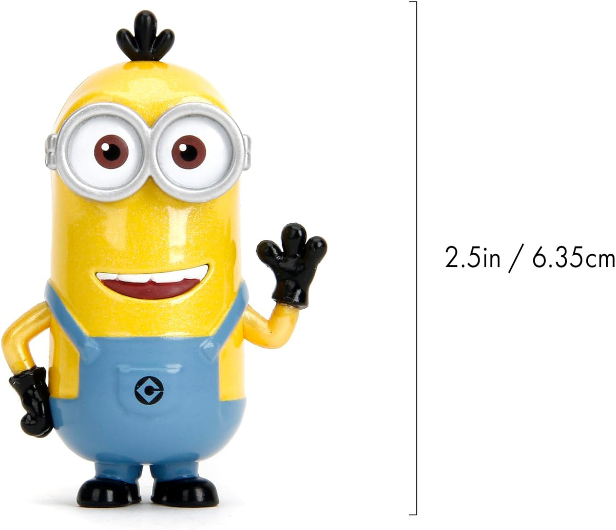 Metalfigs Diecast Minions 4-pack Collectible Figures 2.5-inch
