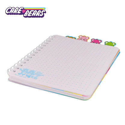 Inkology Care Bears: Unlock The Magic Care-A-Lot Club 4-Tab Spiral Notebook With 160 Dotted Sheets | 6 x 9 Inches