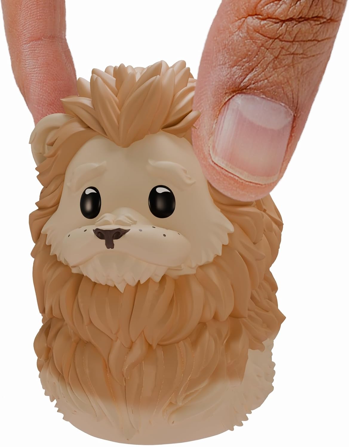 TUBBZ Mini: Wicked for Good - 2-inch Cowardly Lion Cosplaying Rubber Duck Collectible Vinyl Figure