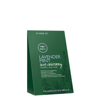 Tea Tree Lavender Mint Deep Conditioning Mineral Hair Mask, (Set of 6)