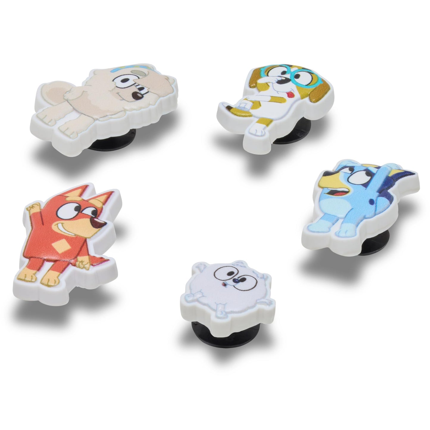 Crocs Jibbitz Bluey Character 5-Pack Shoe Charms | Jibbitz for Crocs