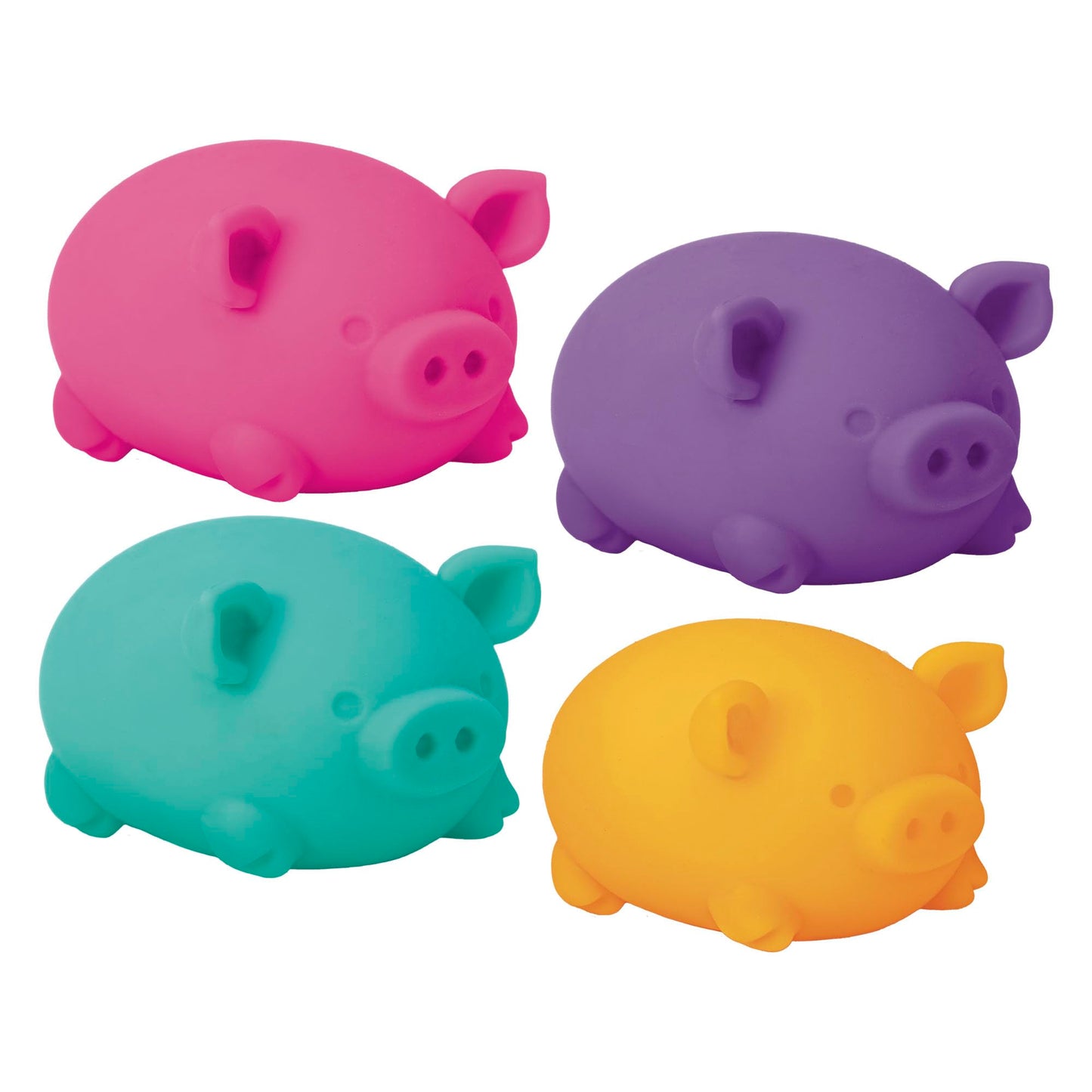 NeeDoh Dig' It Pig Stress Ball, Squeeze and Squish Ball Fidget Toy, 1 Random Color