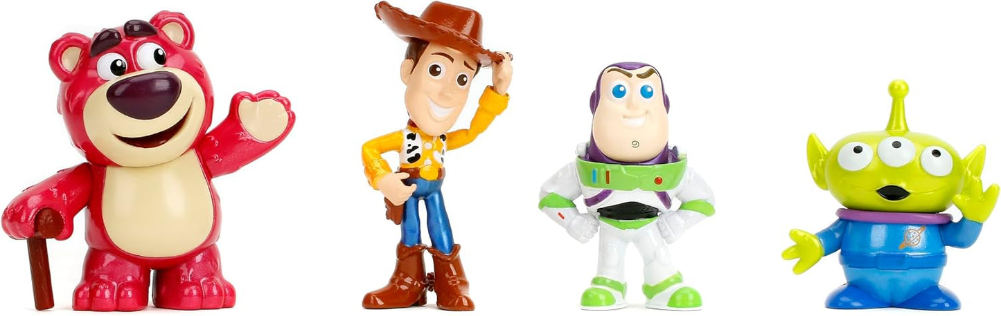 Jada Toy Story Metalfigs – Buzz Lightyear, Woody, Alien, Lotso 4-Pack Diecast Collectible Figure