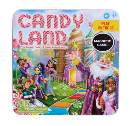 Just Play Travel Games Bundle Tin 4-Pack: Candy Land, Chutes and Ladders, Guess Who? and Connect 4