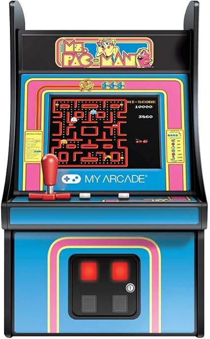 My Arcade Ms. Pac-Man Micro Player Pro: Classic Arcades Portable Video Game